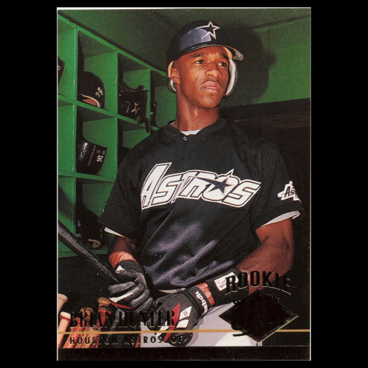 Brian Hunter Rookie #505 1994 Fleer Ultra Houston Astros Baseball Card MLB NM