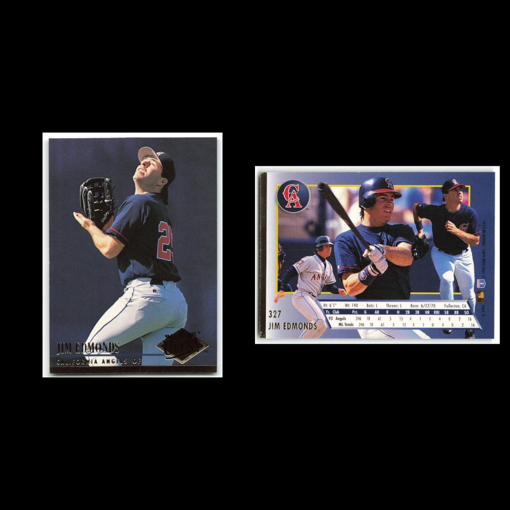 Jim Edmonds #327 1994 Fleer Ultra California Angels Baseball Card MLB NM