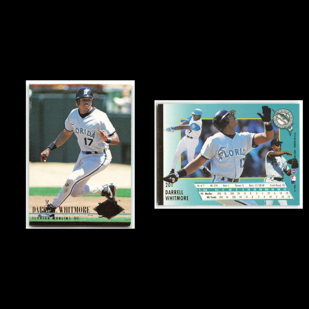 Darrell Whitmore #201 1994 Fleer Ultra Florida Marlins Baseball Card MLB NM