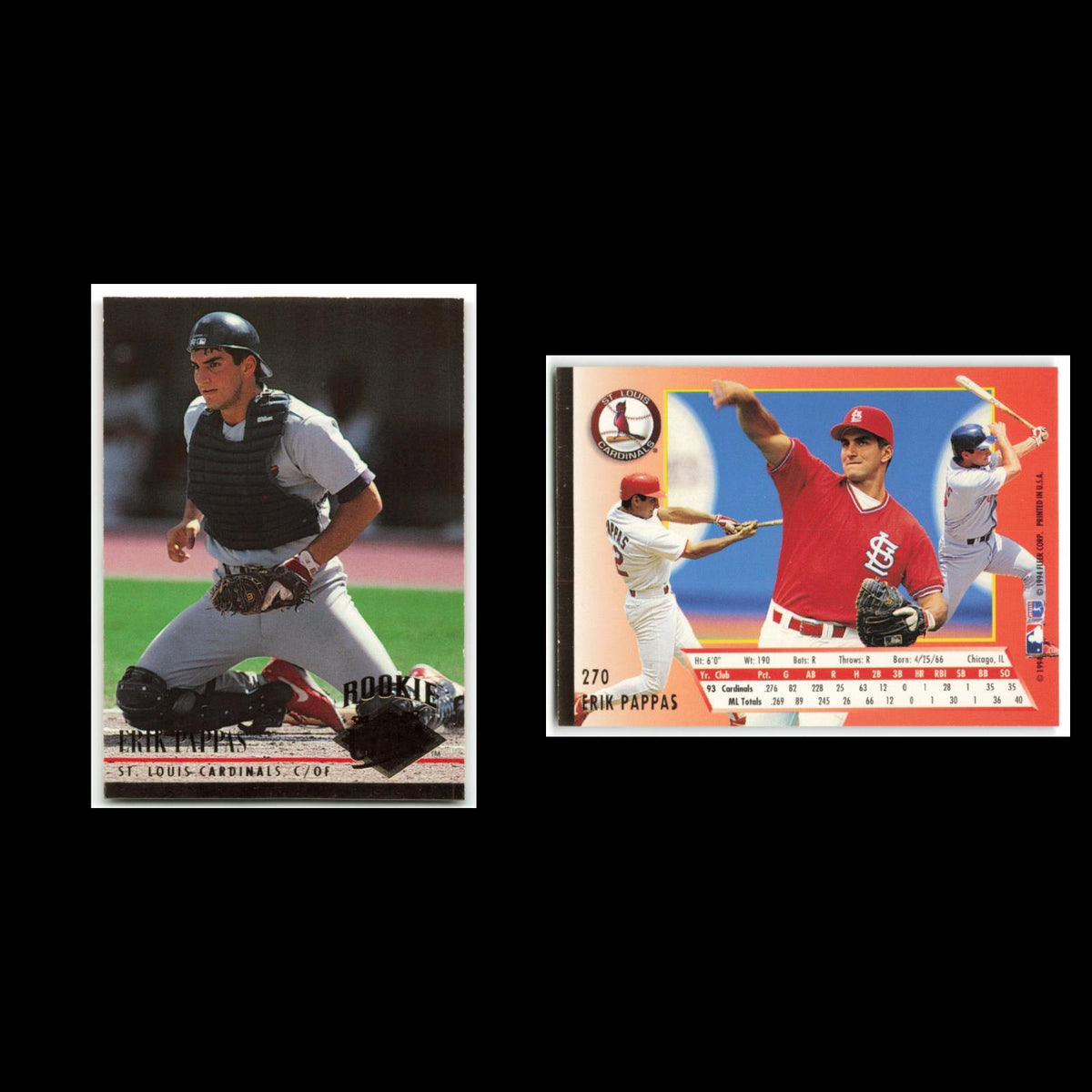 Troy Neel Rookie #270 1994 Fleer Ultra St. Louis Cardinals Baseball Card MLB NM