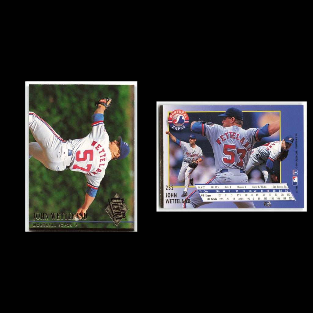 John Wetteland #232 1994 Fleer Ultra Montreal Expos Baseball Card MLB NM