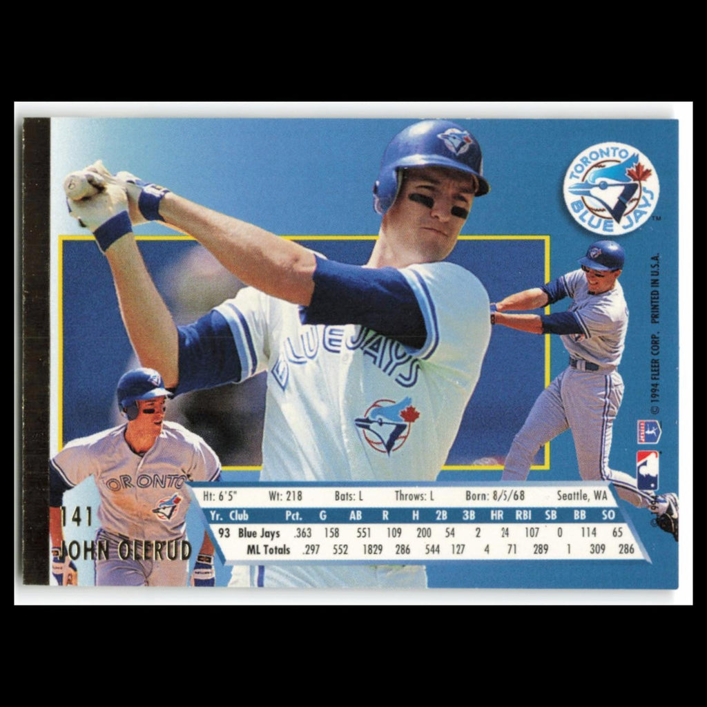 John Olerud #141 1994 Fleer Ultra Toronto Blue Jays Baseball Card MLB NM