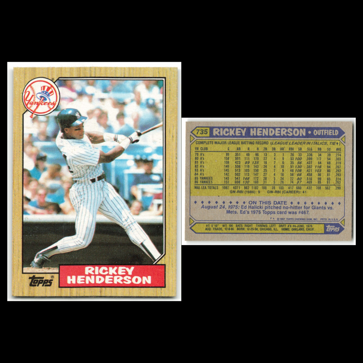 New York Yankees Lot 5 Baseball Cards Topps Don Mattingly NM Baseball MLB