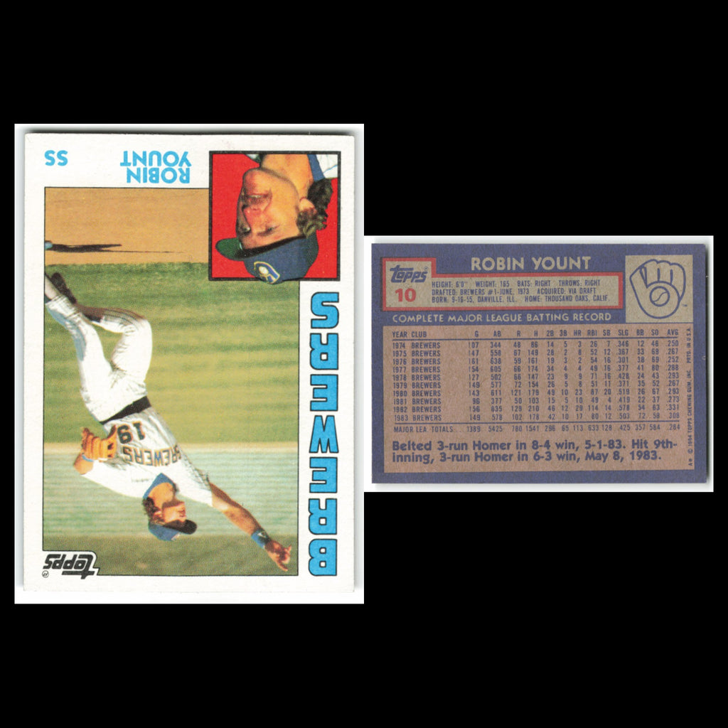 1984 Topps Lot 6 Baseball Cards Ozzie Brett HOF Stars