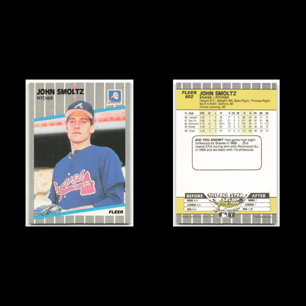 Lot 9 Baseball Cards  Atlanta Braves Set Collection MLB NM