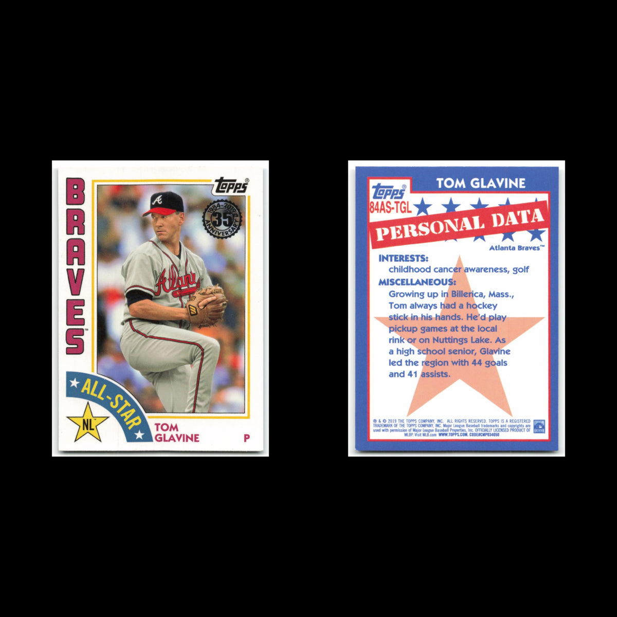Tom Glavine Lot 7 Baseball Cards 1993 Fleer Tom Glavine Career Highlights Braves