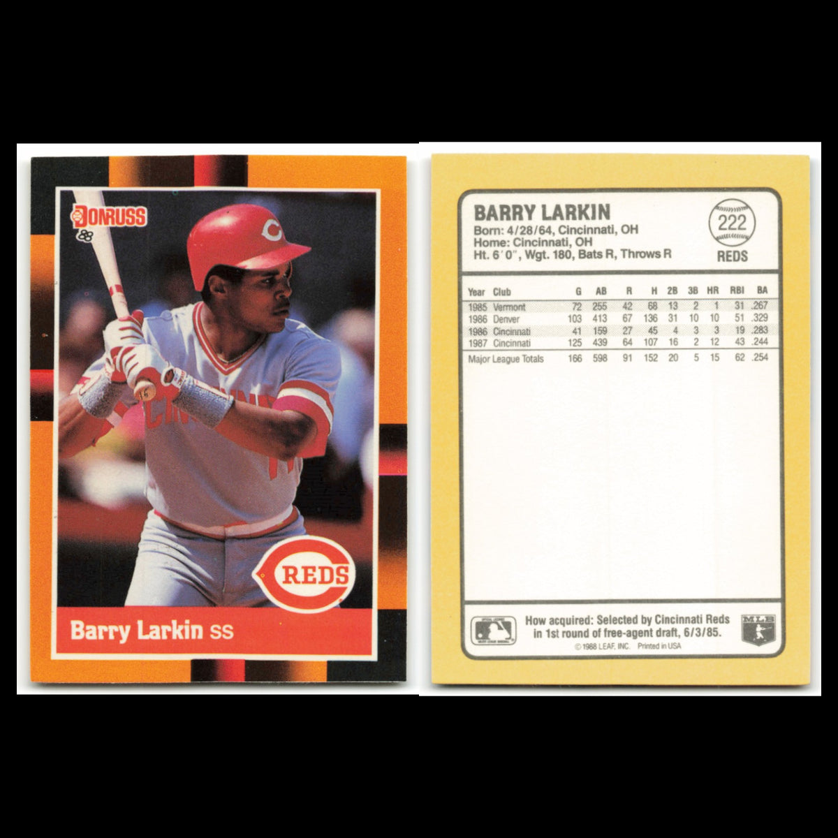 Cincinnati Reds Lot 6 Baseball Cards Topps Power Boosters Barry Larkin NM MLB