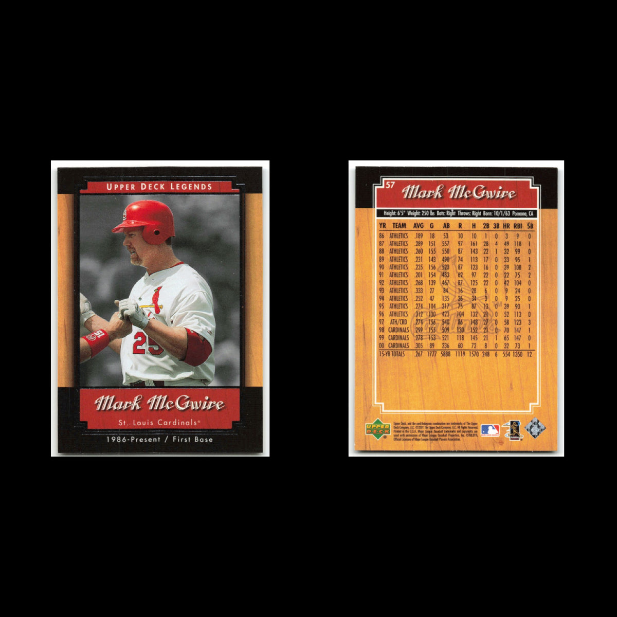St. Louis Cardinals Lot 13 Baseball Cards Pinnacle Mark McGwire NM Baseball MLB