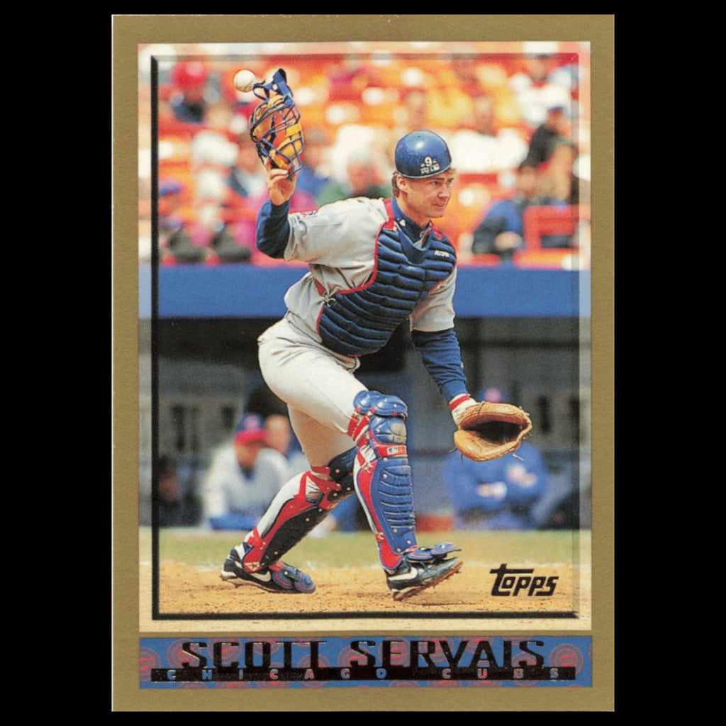 Scott Servais #92 1998 Topps Chicago Cubs Baseball Card MLB NM