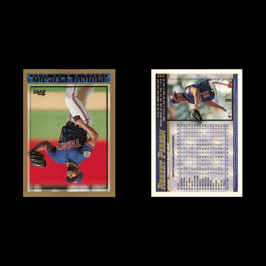 Robert Person #233 1998 Topps Toronto Blue Jays Baseball Card MLB NM