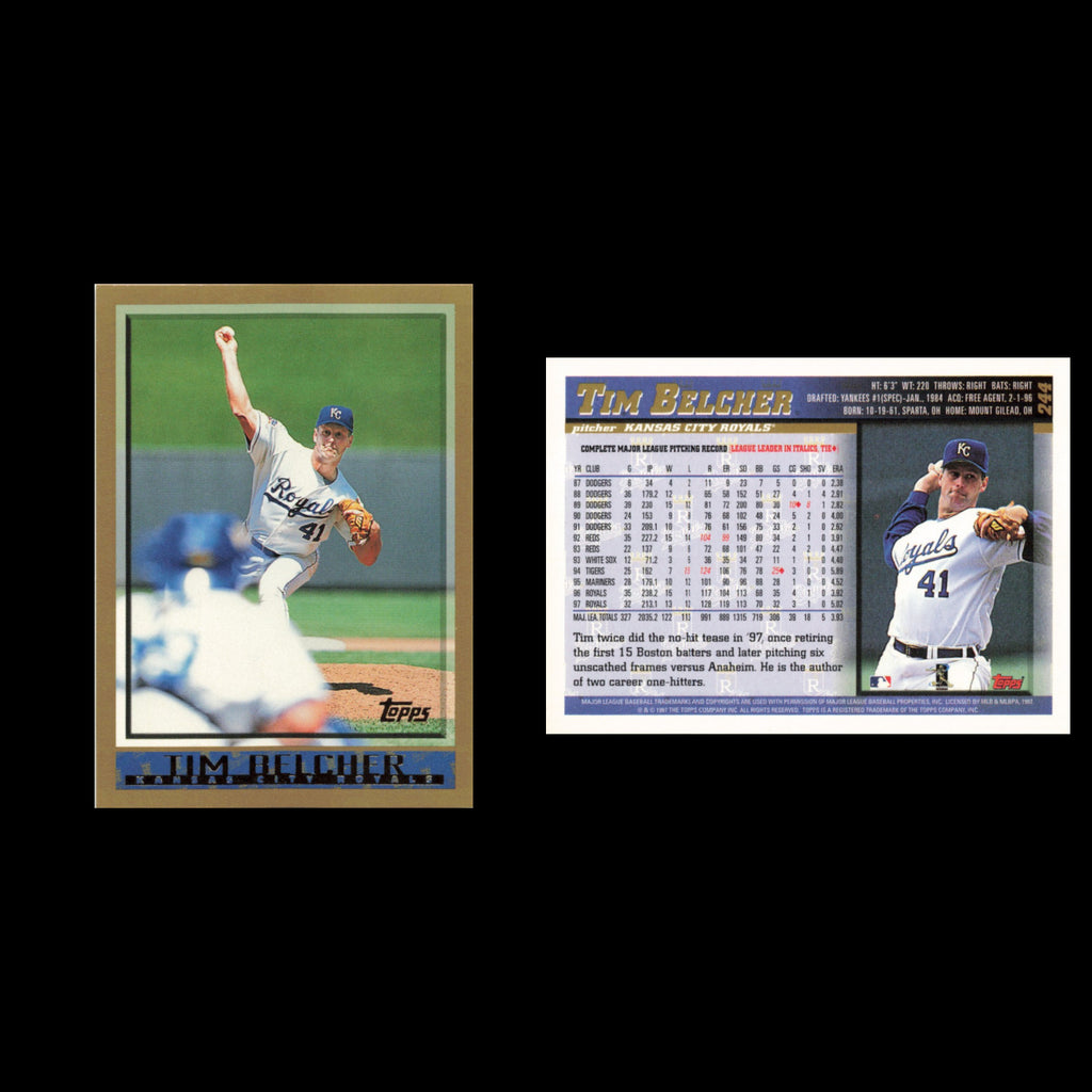 Tim Belcher #244 1998 Topps Kansas City Royals Baseball Card MLB NM