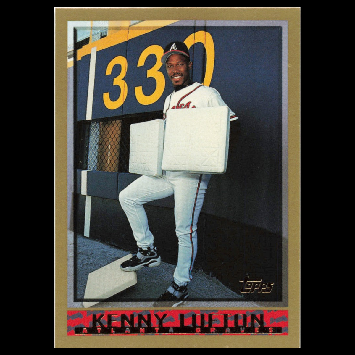 Kenny Lofton #175 1998 Topps Atlanta Braves Baseball Card MLB NM