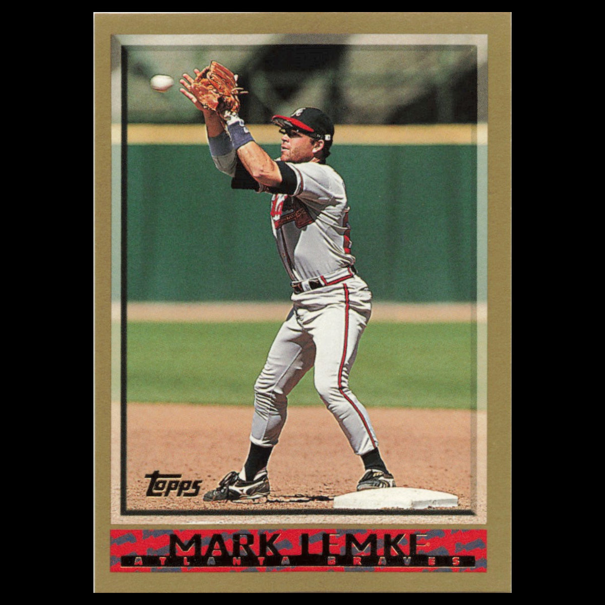 Mark Lemke #36 1998 Topps Atlanta Braves Baseball Card MLB NM