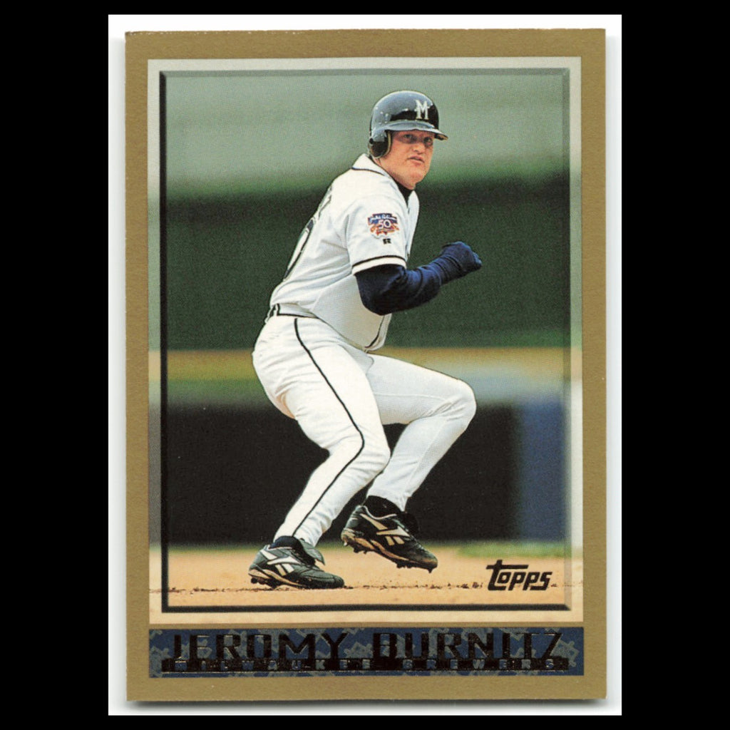 Jeromy Burnitz #126 1998 Topps Milwaukee Brewers Baseball Card MLB NM