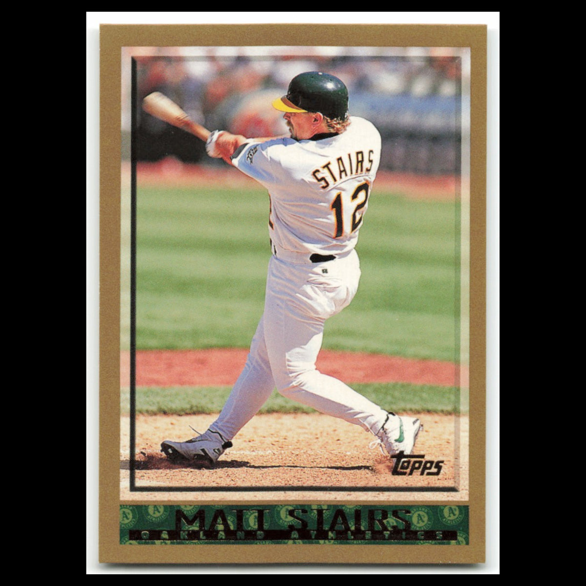Matt Stairs #16 1998 Topps Oakland Athletics Baseball Card MLB NM
