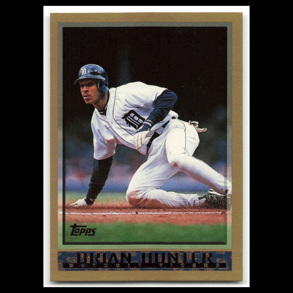 Brian Hunter #34 1998 Topps Detroit Tigers Baseball Card MLB NM
