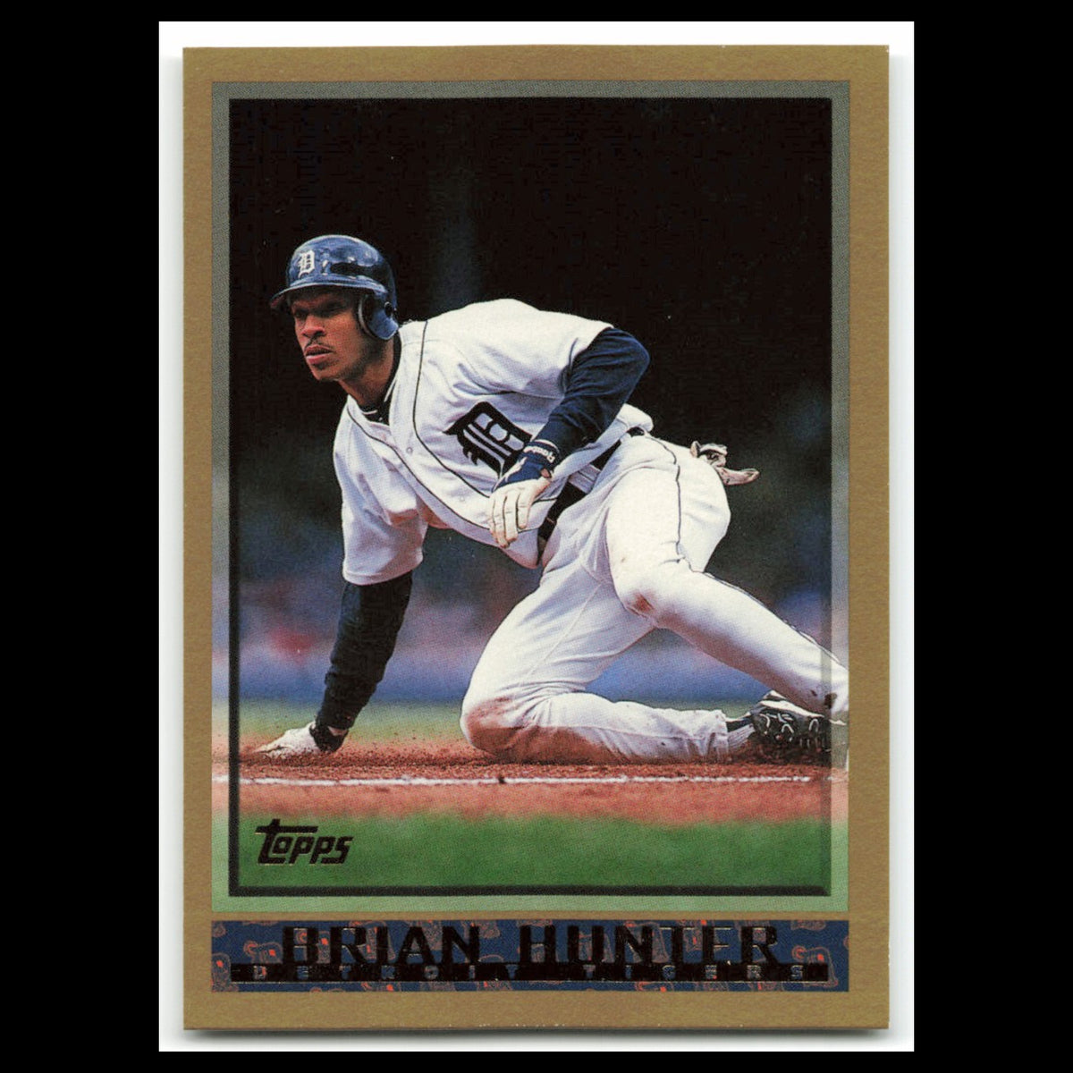 Brian Hunter #34 1998 Topps Detroit Tigers Baseball Card MLB NM