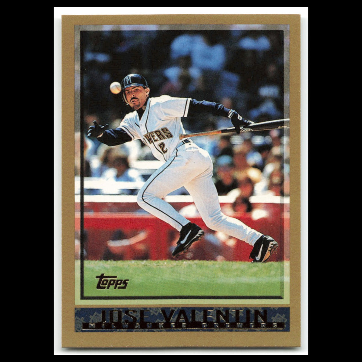 Jose Valentin #158 1998 Topps Milwaukee Brewers Baseball Card MLB NM