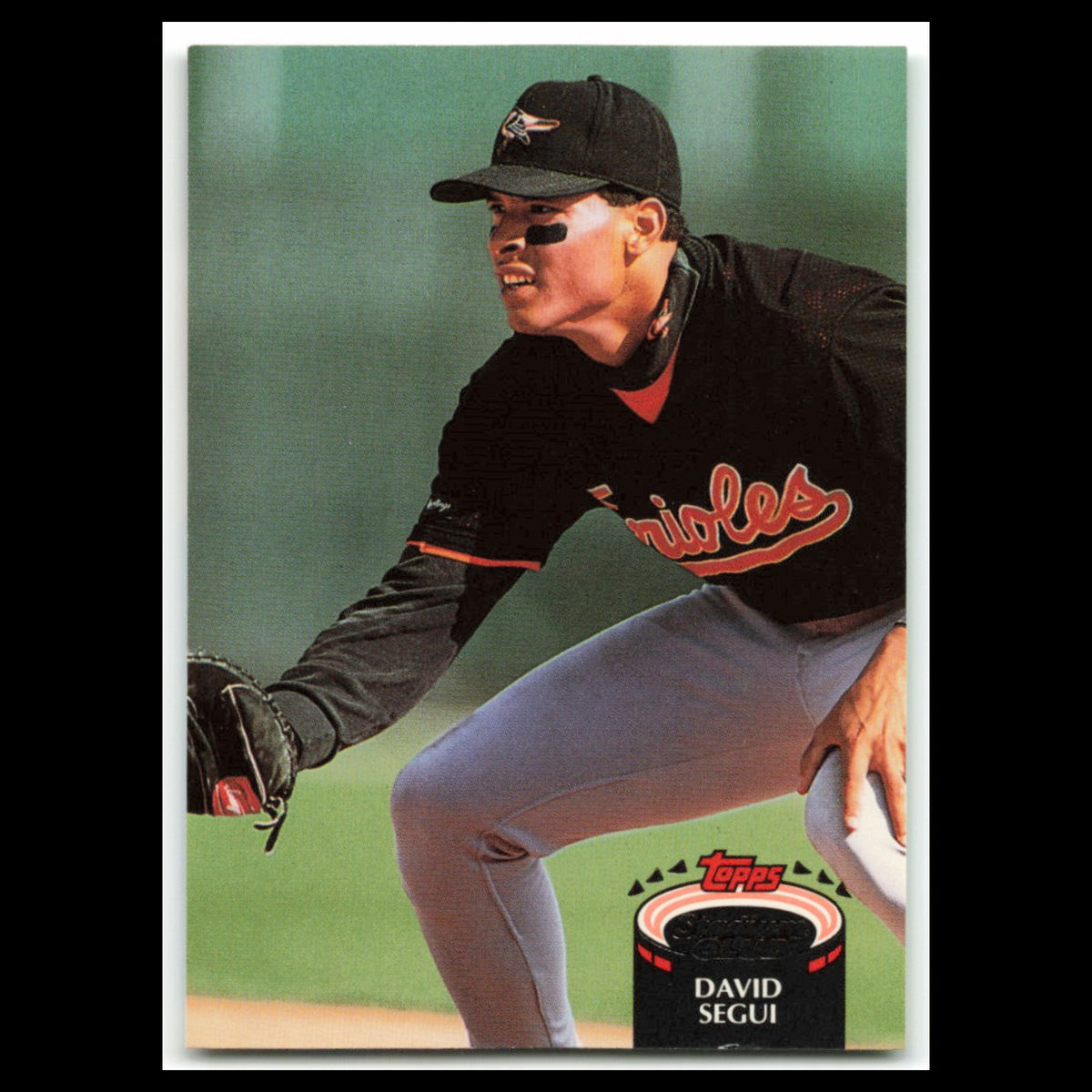 David Segui #783 1992 Topps Stadium Club Baltimore Orioles Baseball Card MLB NM