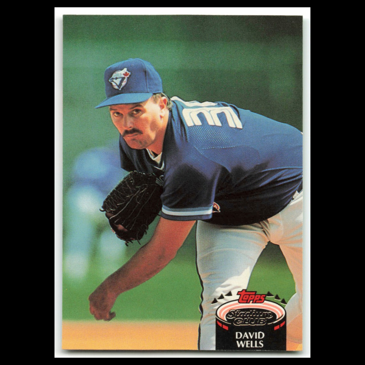 David Wells #721 1992 Topps Stadium Club Toronto Blue Jays Baseball Card MLB NM