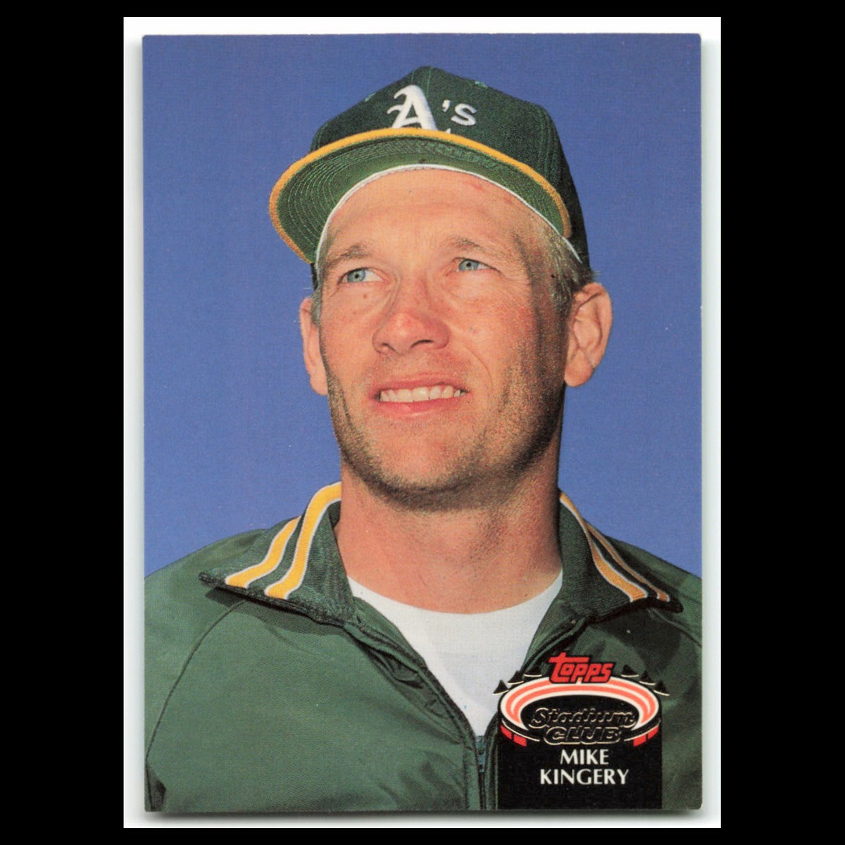 Mike Kingery #862 1992 Topps Stadium Club Oakland Athletics Baseball Card MLB NM
