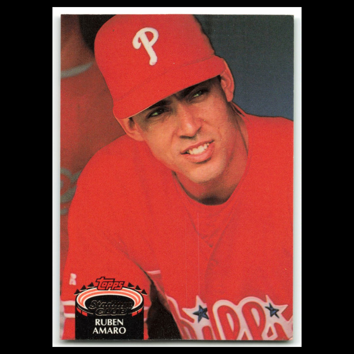 Ruben Amaro #870 1992 Topps Stadium Club Philadelphia Phillies Baseball Card MLB