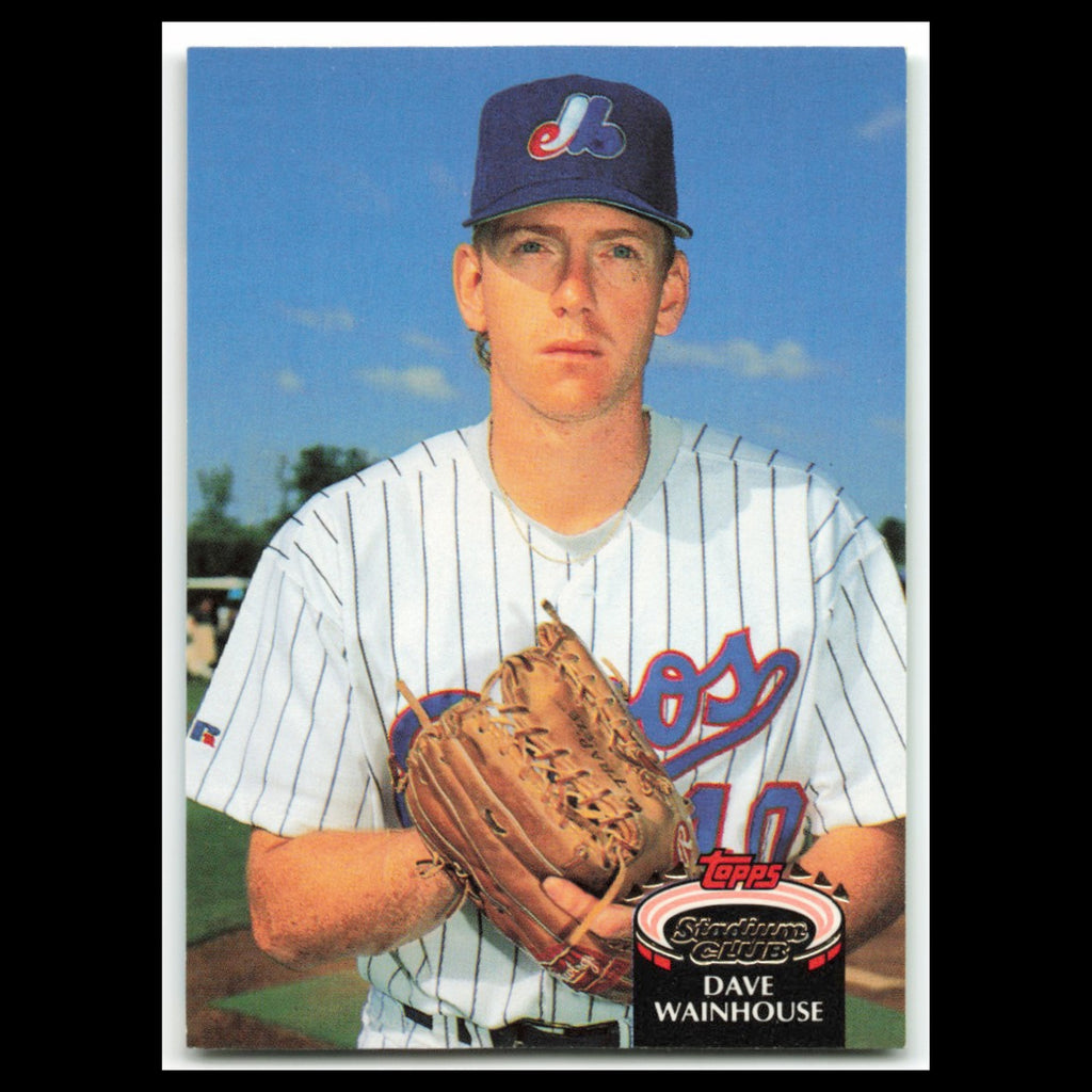Dave Wainhouse #885 1992 Topps Stadium Club Montreal Expos Baseball Card MLB NM