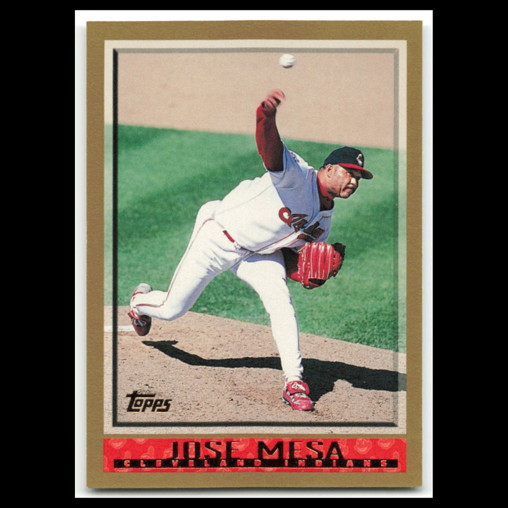 Jose Mesa #216 1998 Topps Cleveland Indians Baseball Card MLB NM