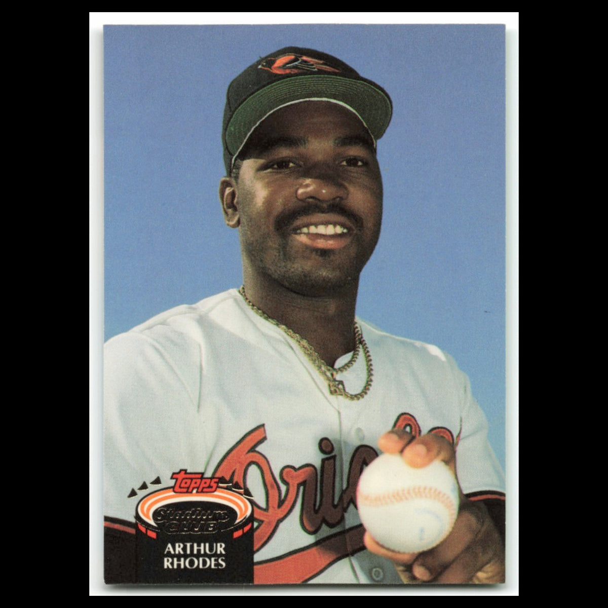 Arthur Rhodes #641 1992 Topps Stadium Club Baltimore Orioles Baseball Card MLB