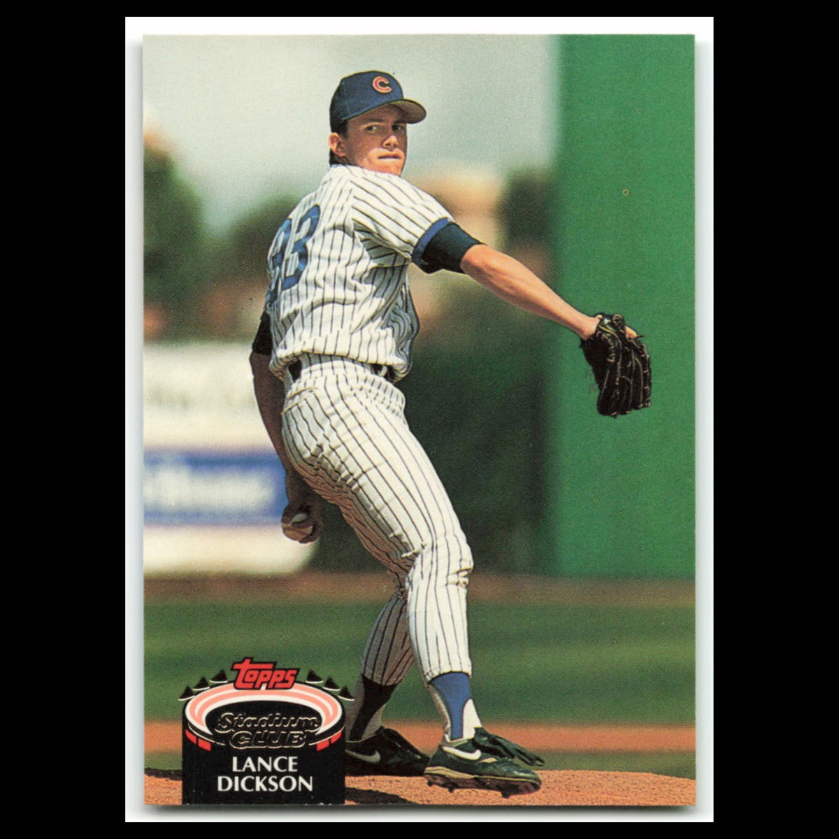 Lance Dickson #836 1992 Topps Stadium Club Chicago Cubs Baseball Card MLB NM