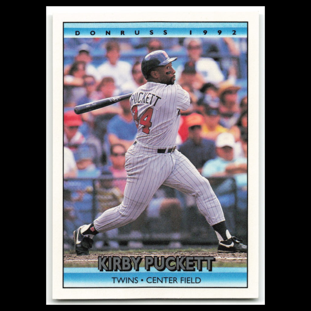 Kirby Puckett #617 1992 Donruss Minnesota Twins Baseball Card MLB NM