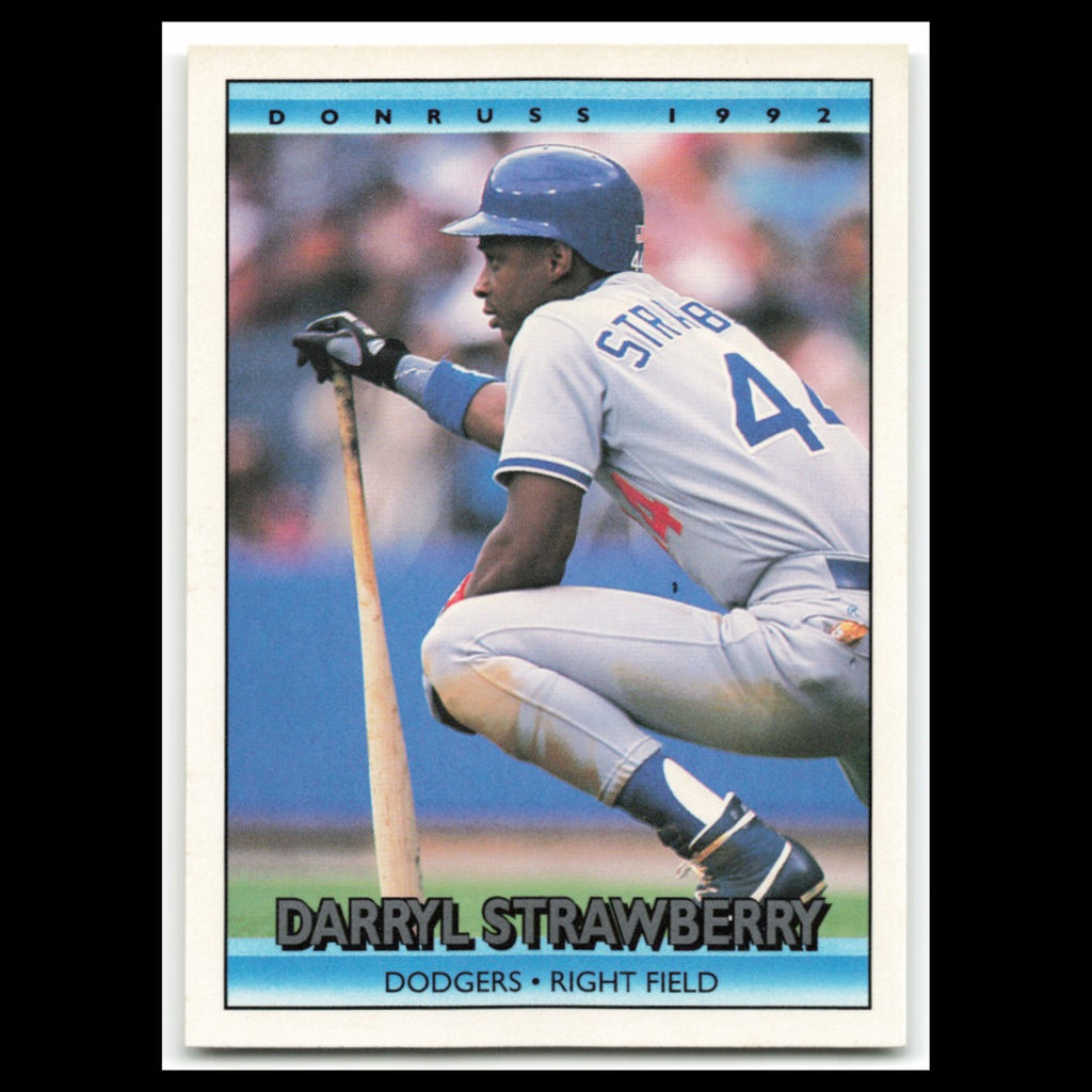 Darryl Strawberry #559 1992 Donruss Los Angeles Dodgers Baseball Card MLB NM