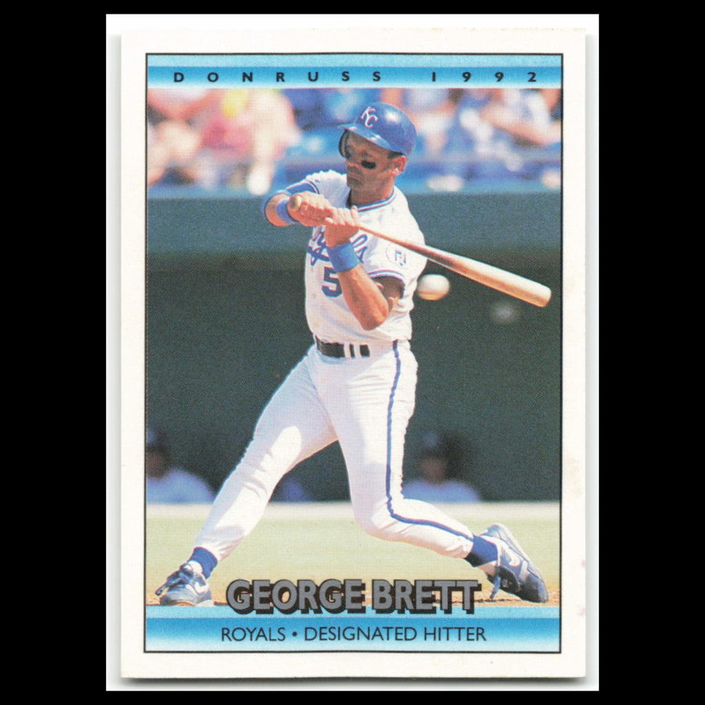 George Brett #143 1992 Donruss Kansas City Royals Baseball Card MLB NM