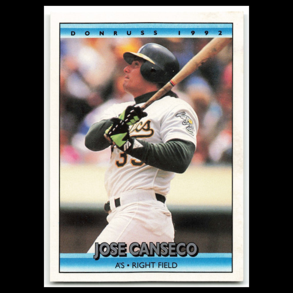 Jose Canseco #548 1992 Donruss Oakland Athletics Baseball Card MLB NM