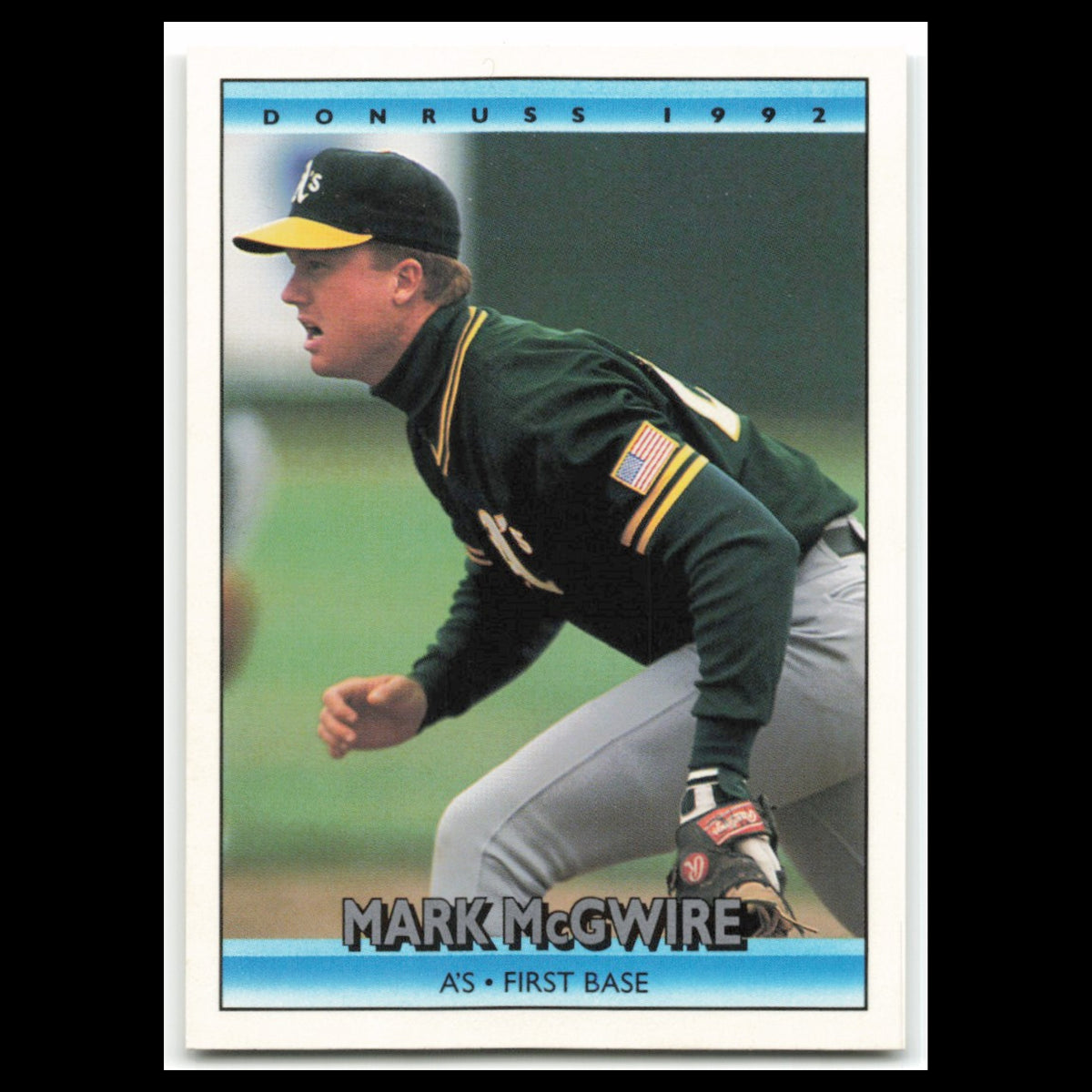 Mark McGwire #348 1992 Donruss Oakland Athletics Baseball Card MLB NM