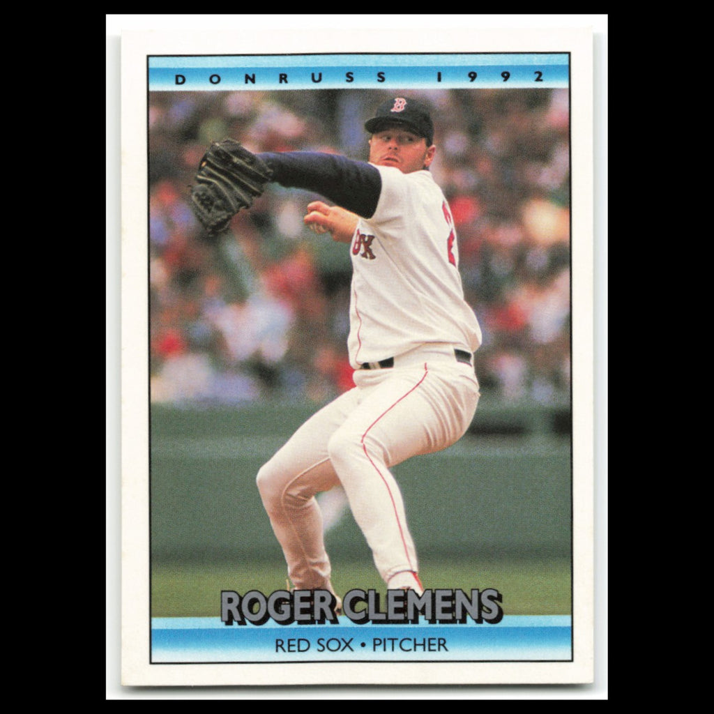 Roger Clemens #244 1992 Donruss Boston Red Sox Baseball Card MLB NM