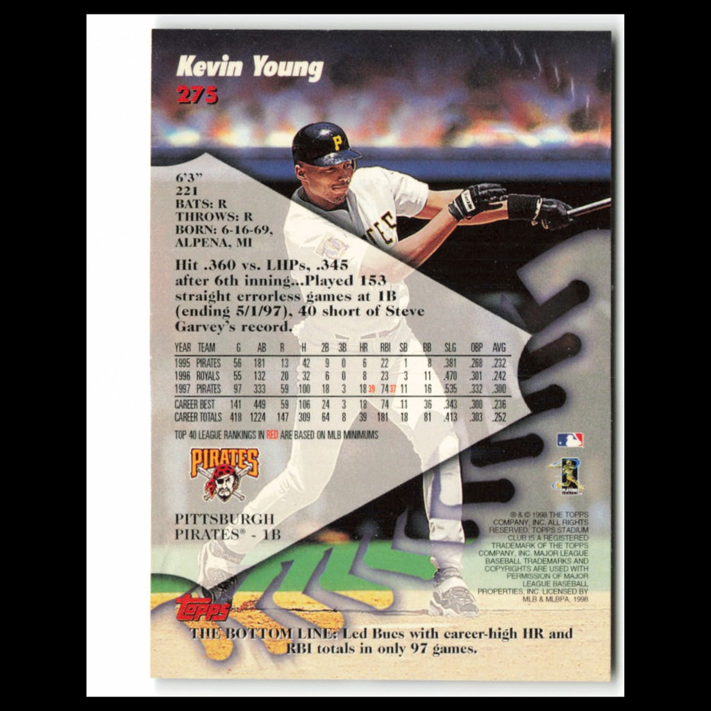 Kevin Brown #6 1998 Topps Stadium Club Florida Marlins Baseball Card MLB NM