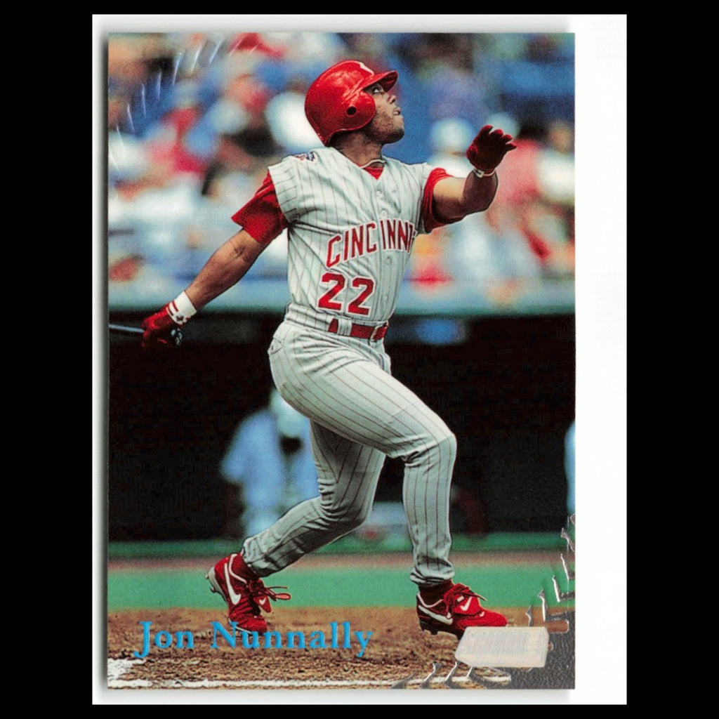 Jon Nunnally #307 1998 Topps Stadium Club Cincinnati Reds Baseball Card MLB NM