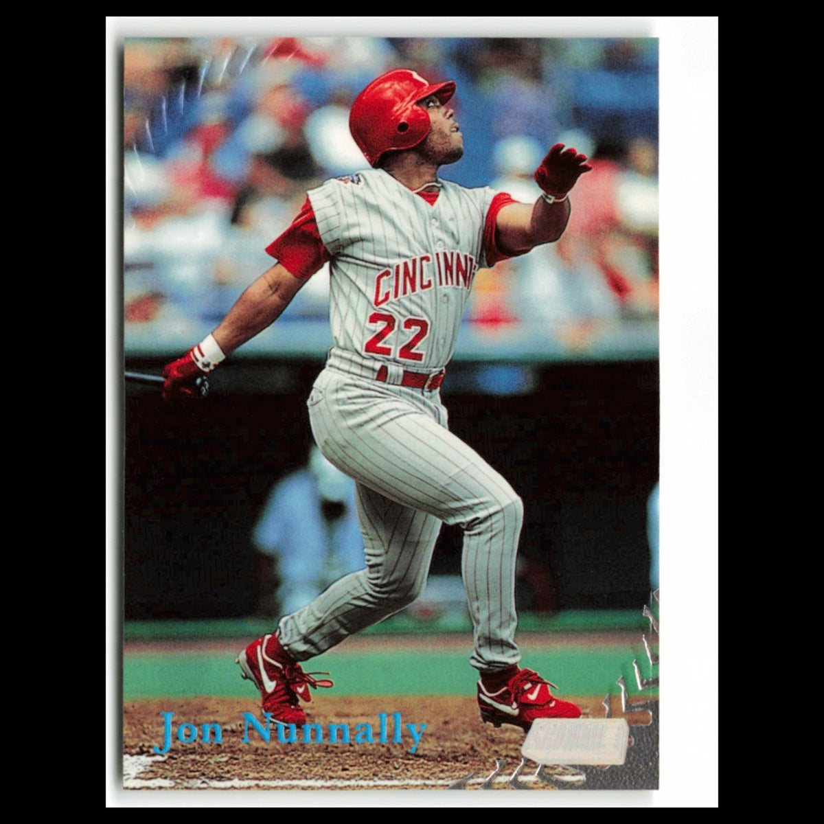 Jon Nunnally #307 1998 Topps Stadium Club Cincinnati Reds Baseball Card MLB NM