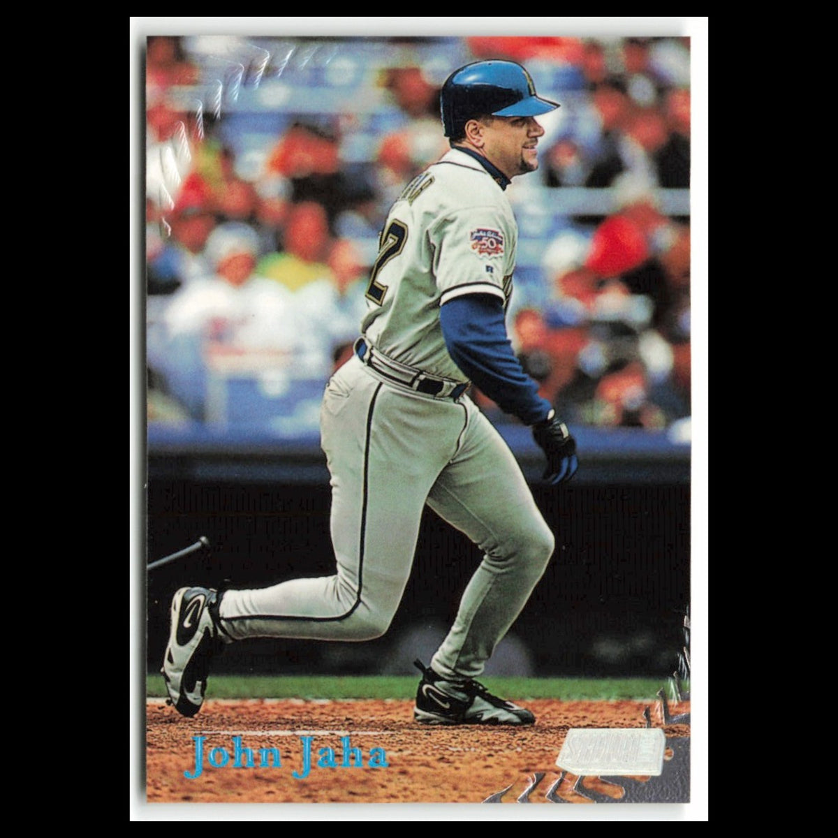 John Jaha #142 1998 Topps Stadium Club Milwaukee Brewers Baseball Card MLB NM