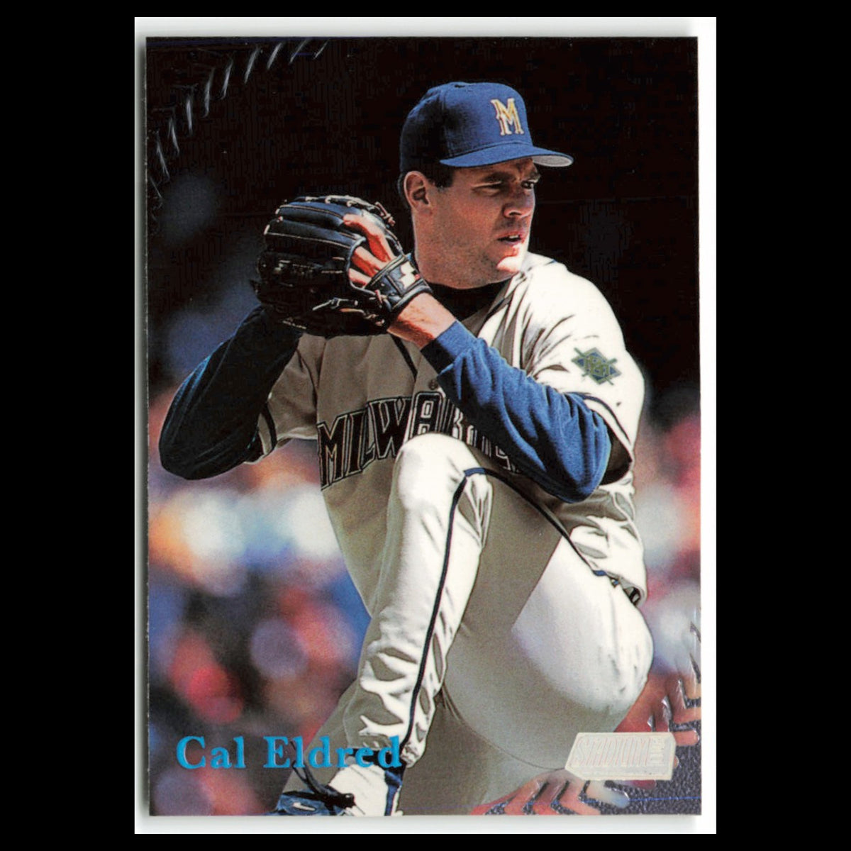 Cal Eldred #215 1998 Topps Stadium Club Milwaukee Brewers Baseball Card MLB NM