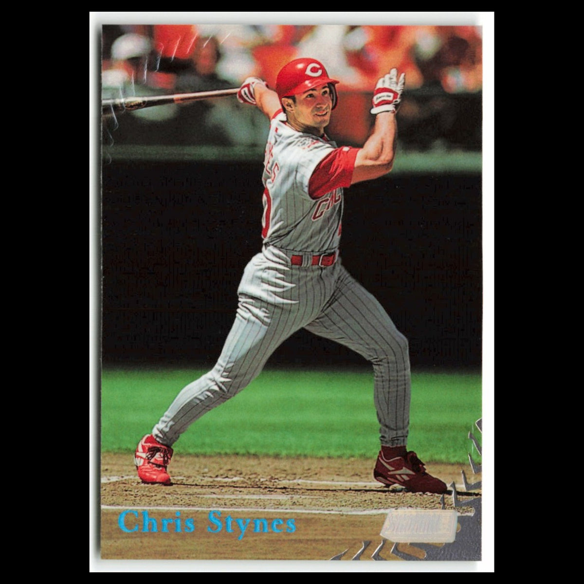 Chris Stynes #292 1998 Topps Stadium Club Cincinnati Reds Baseball Card MLB NM