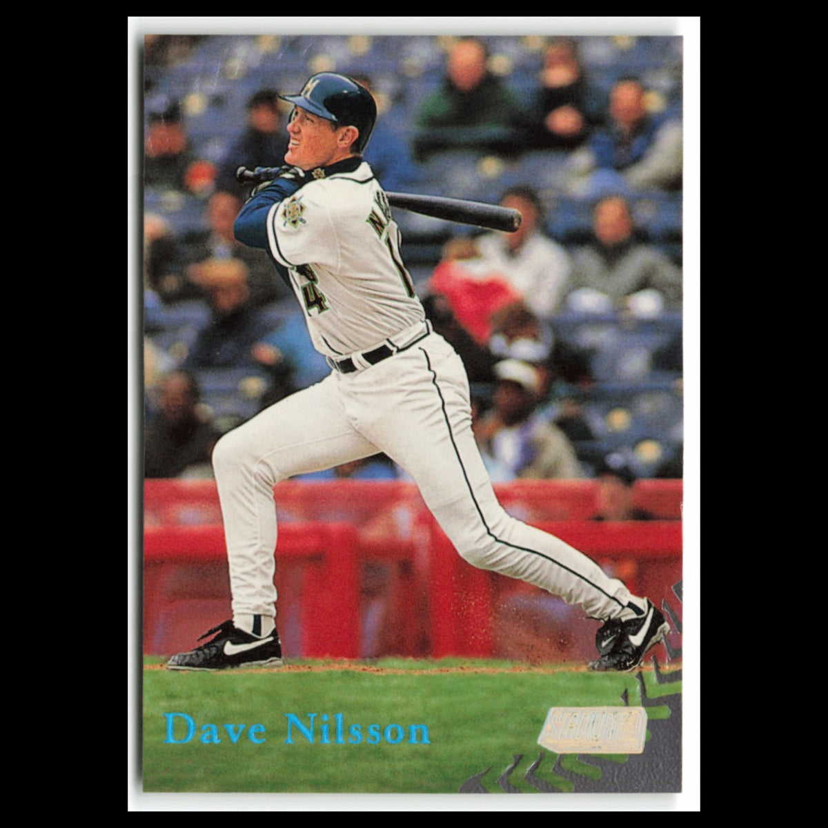 Dave Nilsson #118 1998 Topps Stadium Club Milwaukee Brewers Baseball Card MLB NM