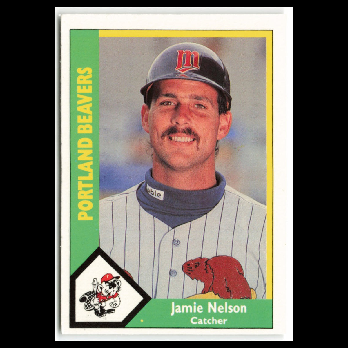 Jamie Nelson #13 1990 CMC Pacific Leauge Portland Beavers Baseball Card MLB NM