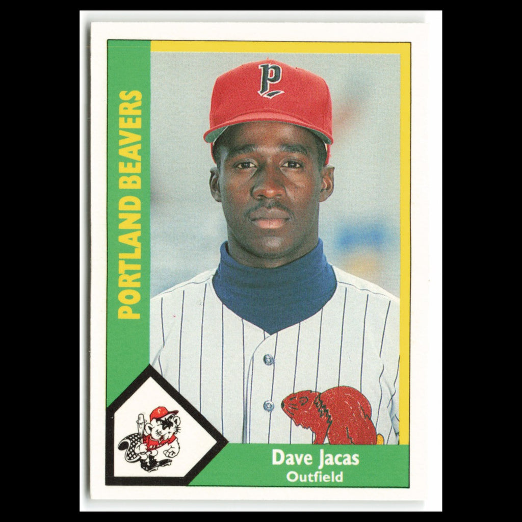 Dave Jacas #20 1990 CMC Pacific Leauge Portland Beavers Baseball Card MLB NM