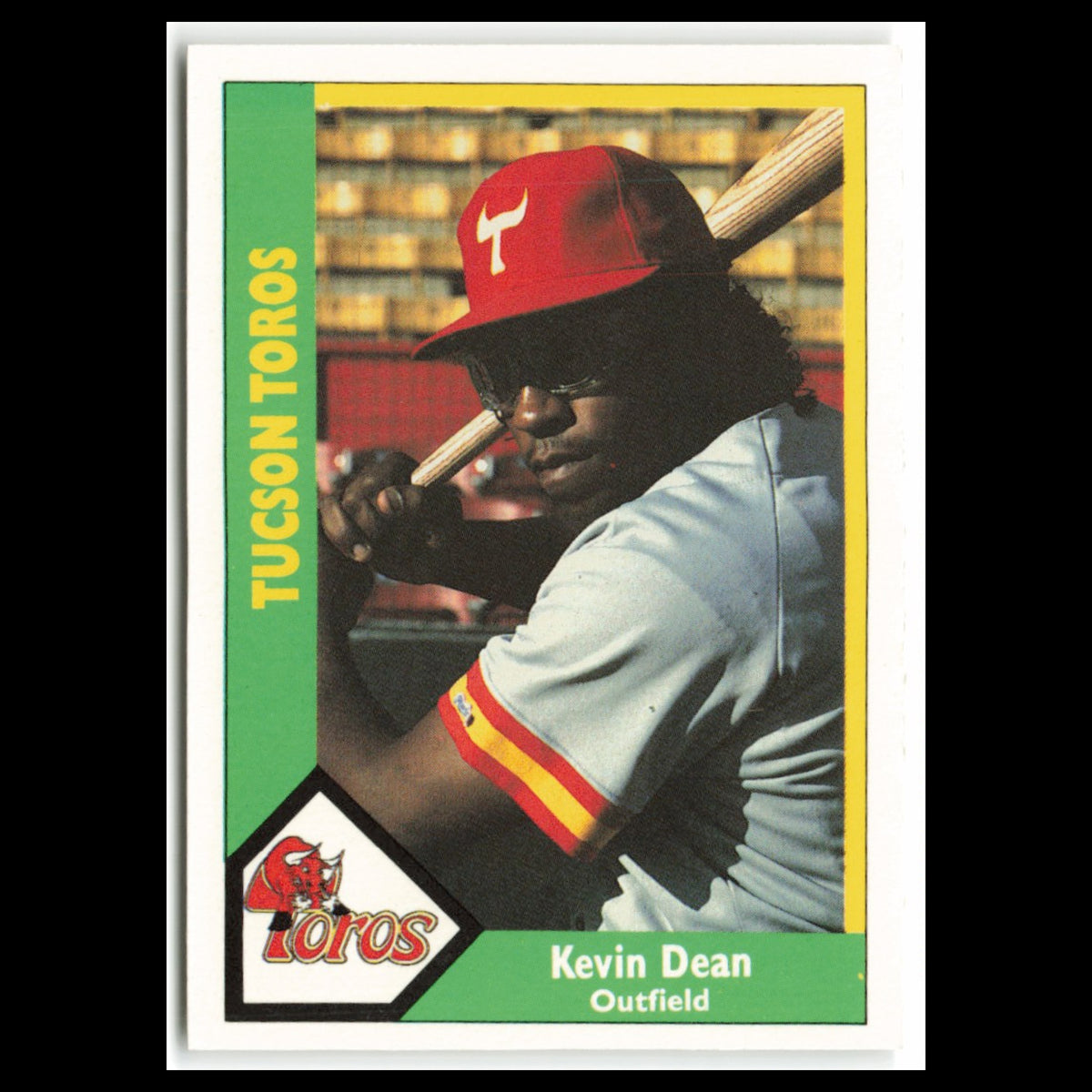 Kevin Dean #23 1990 CMC Pacific Leauge Tucson Toros Baseball Card MLB NM