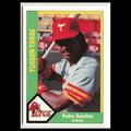 Pedro Sanchez #22 1990 CMC Pacific Leauge Tucson Toros Baseball Card MLB NM