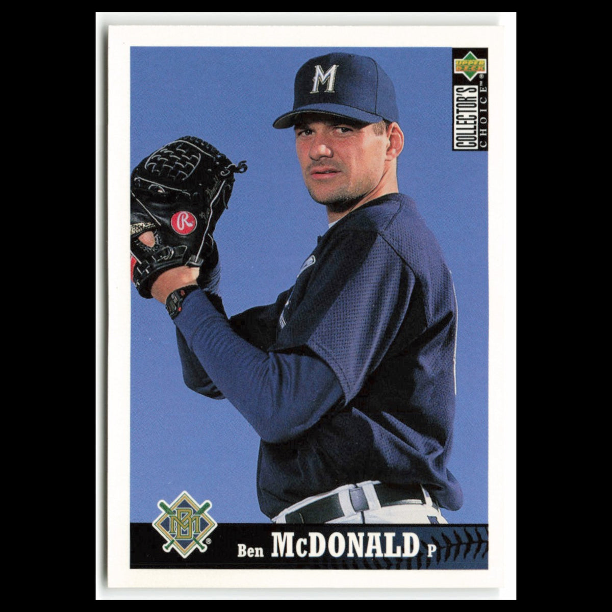 Ben McDonald #376 1997 Collectors Choice Milwaukee Brewers Baseball Card MLB NM