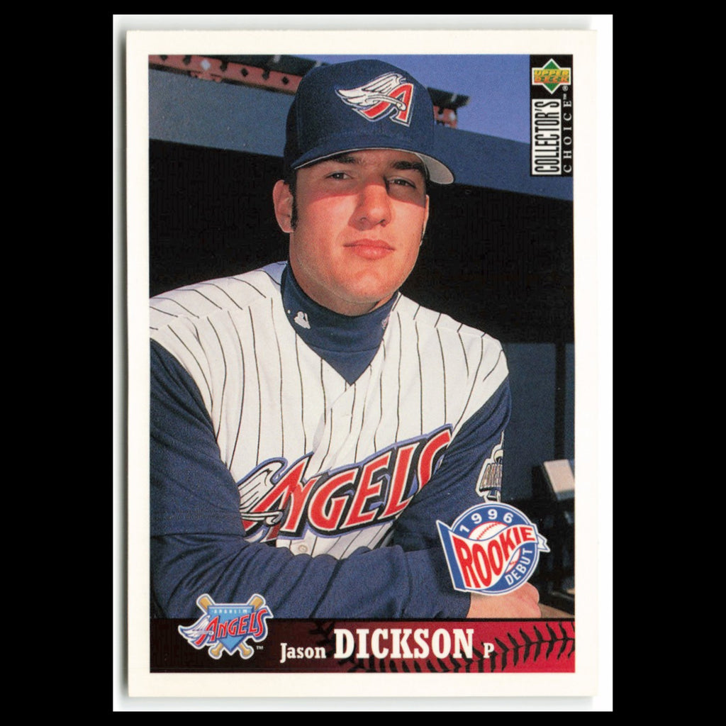 Jason Dickson Rookie #254 1997 Collectors Choice Anaheim Angels Baseball Card NM