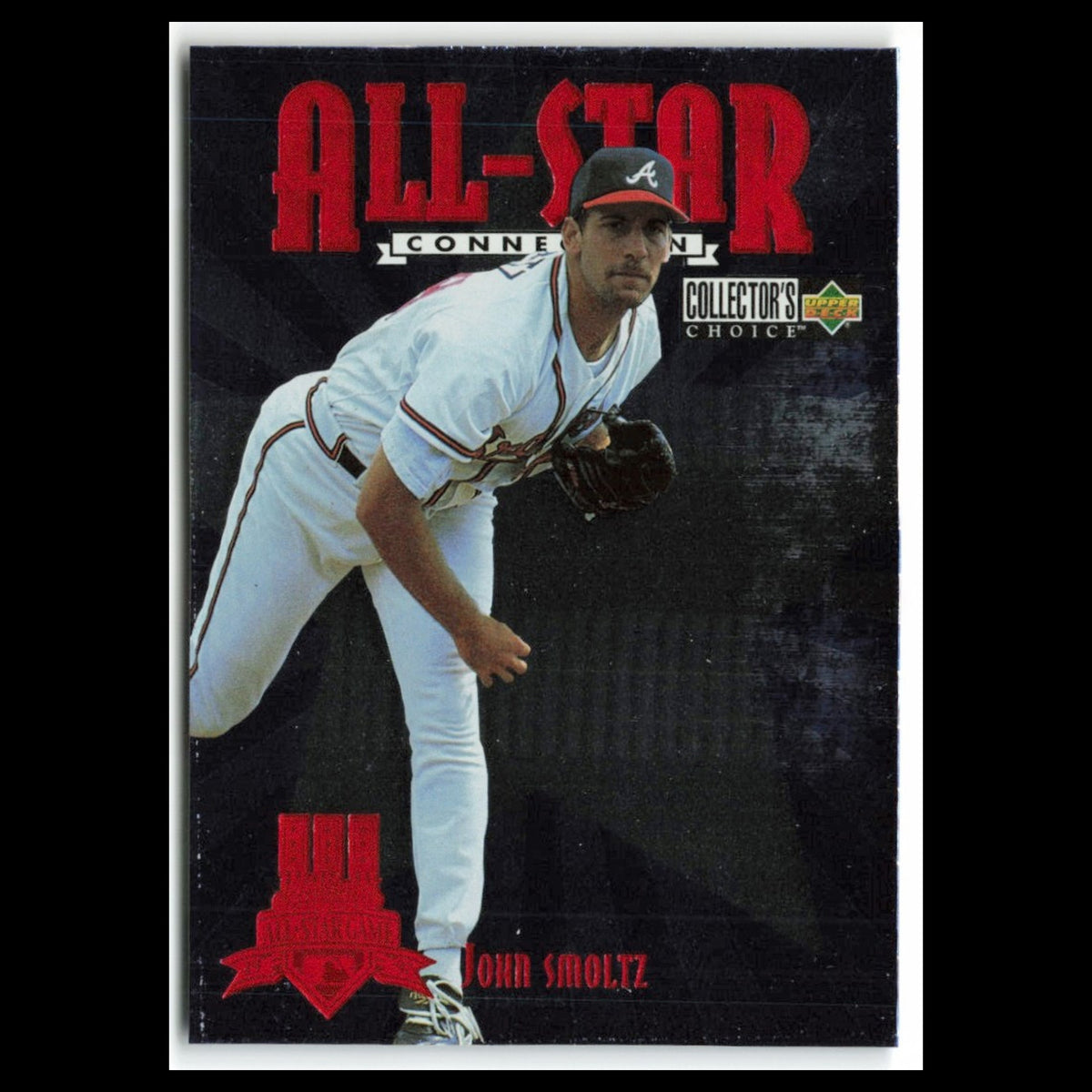 John Smoltz #27 1997 Collectors Choice All-Star Connection Atlanta Braves Card